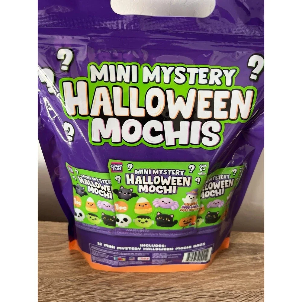 Crazy fun 32 pack Halloween mochis  & 4 pack Halloween squishes